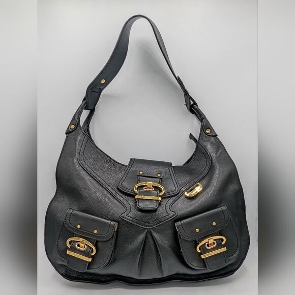 Charles David Black Shoulder Bag - Picture 1 of 14